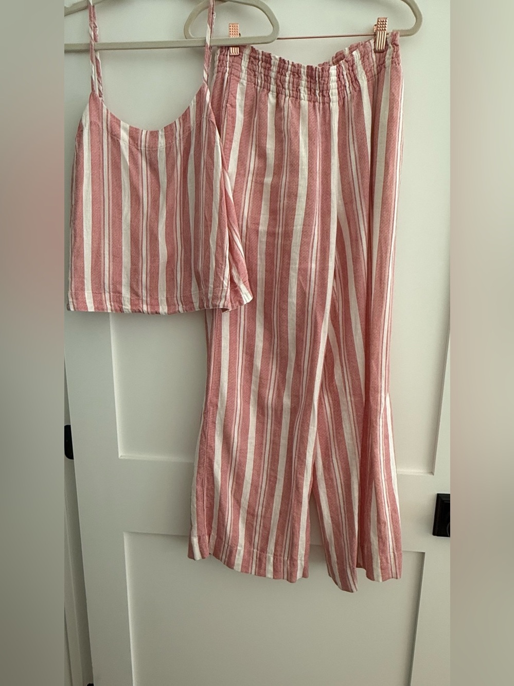 Linen striped set - women’s small and medium